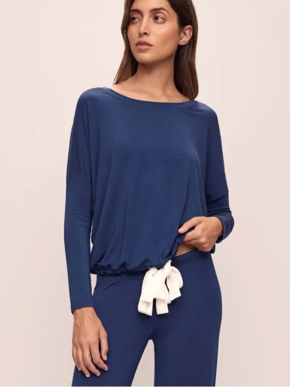 NWT Eberjey Gisele TENCEL™ Modal Slouchy PJ Top Medium